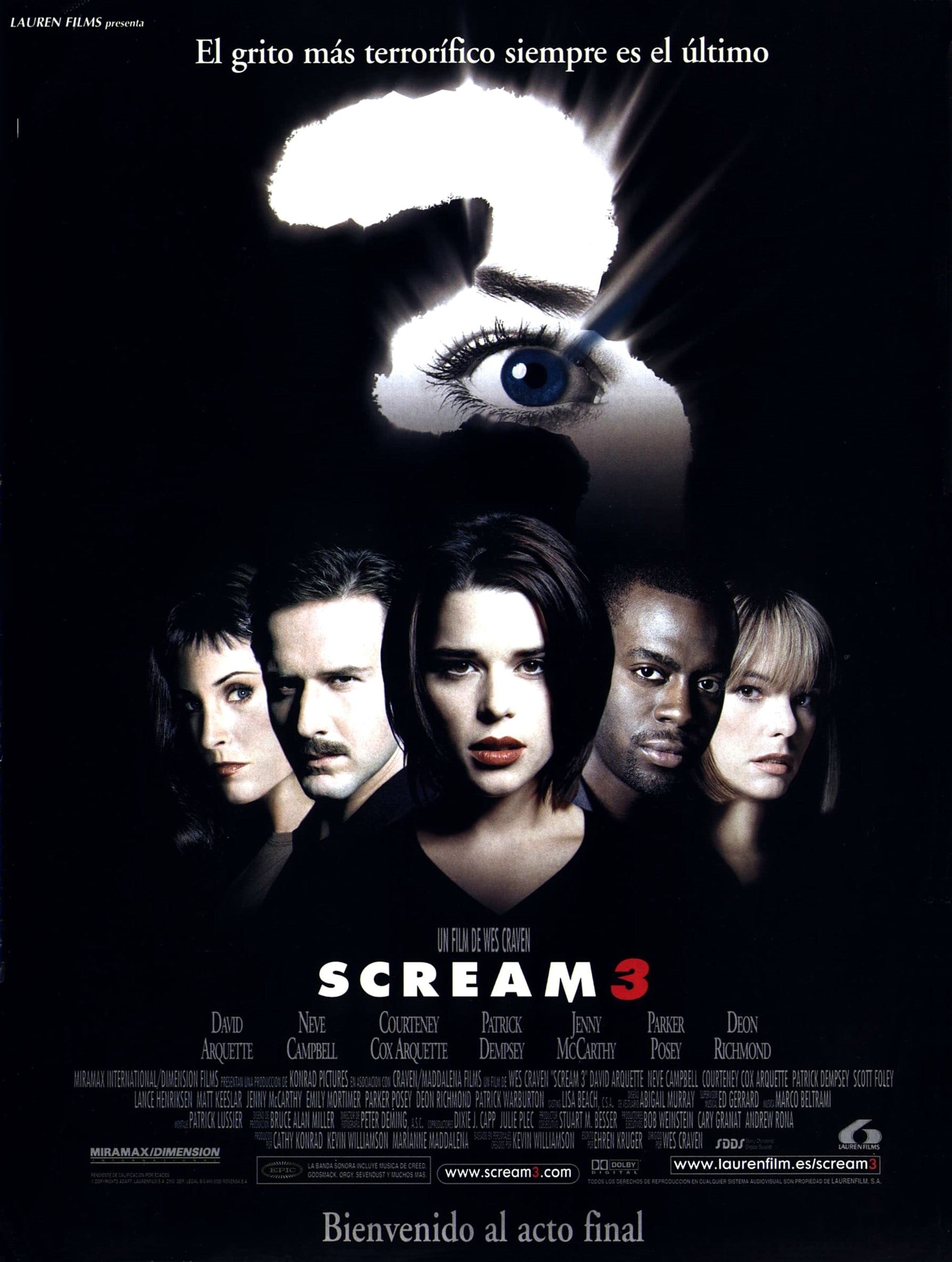 Scream 3 La Mascara De La Muerte
